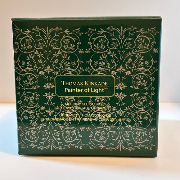 Thomas Kinkade Moonlit Sleigh Ride 2004 Ornament - Picture 8 of 11